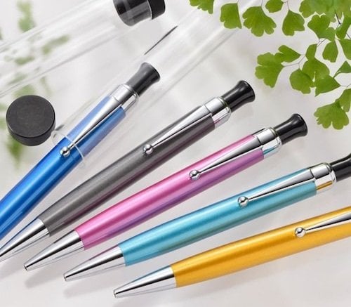 卒業 退職 名入れ ギフト LXX ボールペン MONTEVERDE ワンタッチオリジナル ボールペン / プレゼント ギフト 退職 記念 誕生日 祝い 昇進 ビジネスアイテム グレー ピンク 青 水 金 おしゃれ スタイリッシュ
