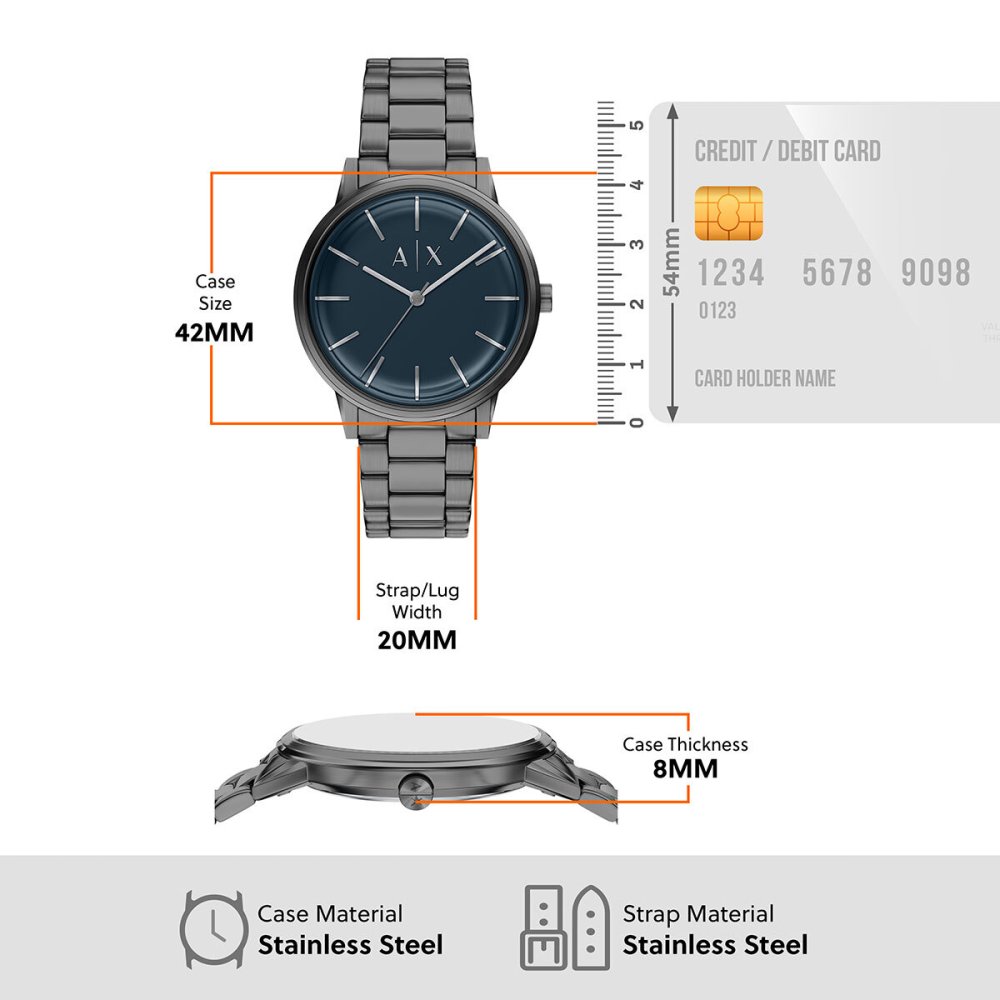 A|X アルマーニ エクスチェンジ ARMANI EXCHANGE 腕時計 メンズ ステンレス AX7183SET 【2026 新作】