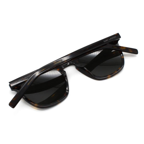 サンローラン サングラス SAINT LAURENT SL 28 SLIM-003 SL28-SLIM-003 ハバナ グレー サングラス グローバルフィット メンズ レディース ユニセックス