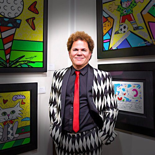 ティガー 100周年アニバーサリー 13cm | ロメロ・ブリット Romero Britto デザイン アート 正規輸入品