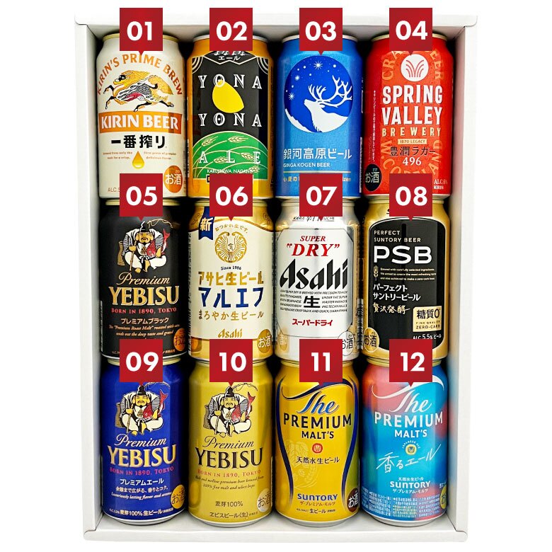  クラフトビール 定番ビール 国産ビール 豪華バラエティ 飲み比べ ビールギフト 12種 12本 セット誕生日プレゼント お歳暮 お供え ビール 詰め合わせ 出産 お祝い 内祝い お返し 送料無料対象外地域有【包装済】