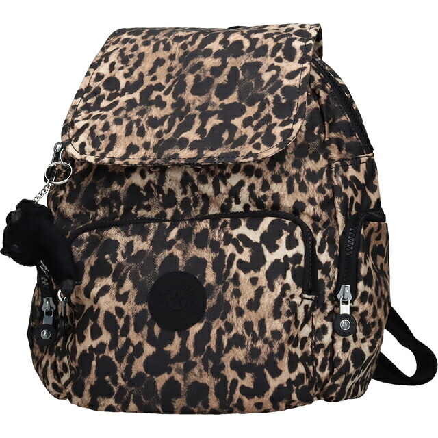 キプリング リュック レディース ブランド Kipling シティジップ S バックパック リュックサック スクールバッグ  KI6345-6JP Wild Leopard
