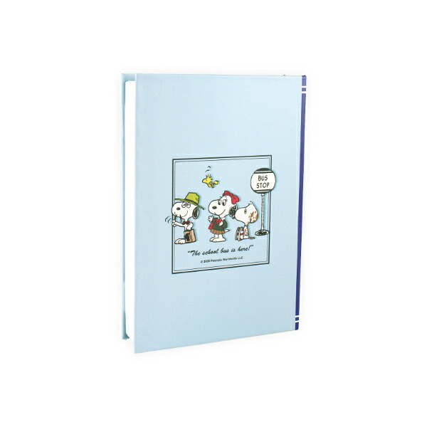 スヌーピー ブック型ボックス(ロングスリム) Preppystyle schoolbus SNOOPY