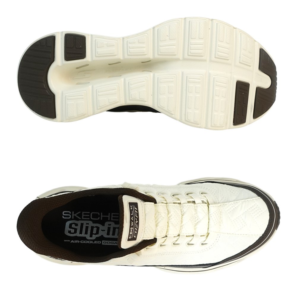SKECHERS スケッチャーズ スニーカー スリップインズ ゴーウォーク グライドステップ 2.0 コージーフィット ウォーカー 217035 TNBR タン/ブラウン
