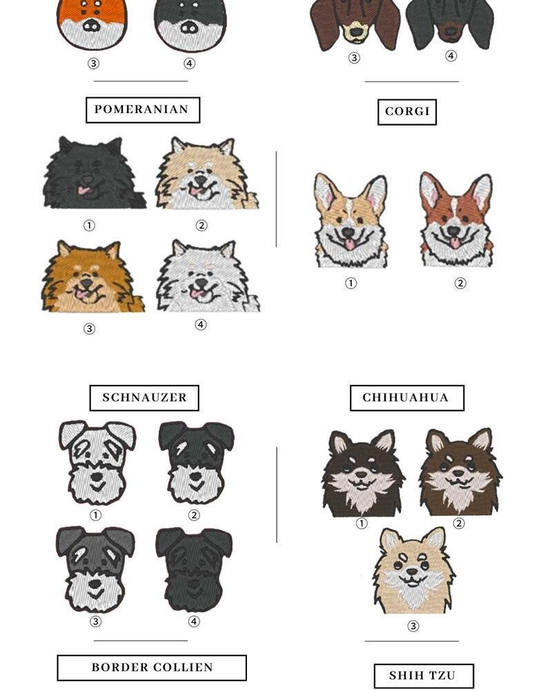 nametag-face ネームタグフェイス ペットうちの子グッズ 犬種 イラスト うちの子 ネームワッペン M Lサイズ 大きめサイズ ネーム ワッペン 刺繍 文字 犬 ハーネス Julius-K9 ユリウス お名前 ペット お名前ワッペン 刺繍ワッペン アイロン接着 マジックテープ 迷子札 愛犬グッズ