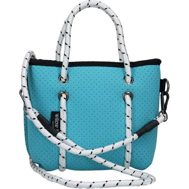 ウィローベイ ショルダーバッグ レディース ブランド WILLOWBAY ブティックタイニー マザーズバッグ  2WAY AQUA