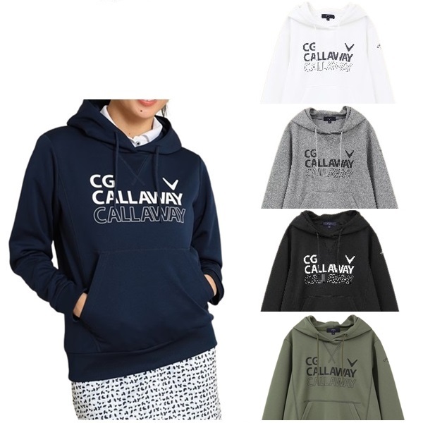 キャロウェイ ゴルフ レディース プルオーバー ダンボールスウェットパーカー Callaway Golf C24117203 春夏モデル お誕生日祝い お祝い 記念品 30代 40代 50代 60代 母の日 お母さん 還暦祝い 敬老の日 彼女 人気プレゼント プレゼント