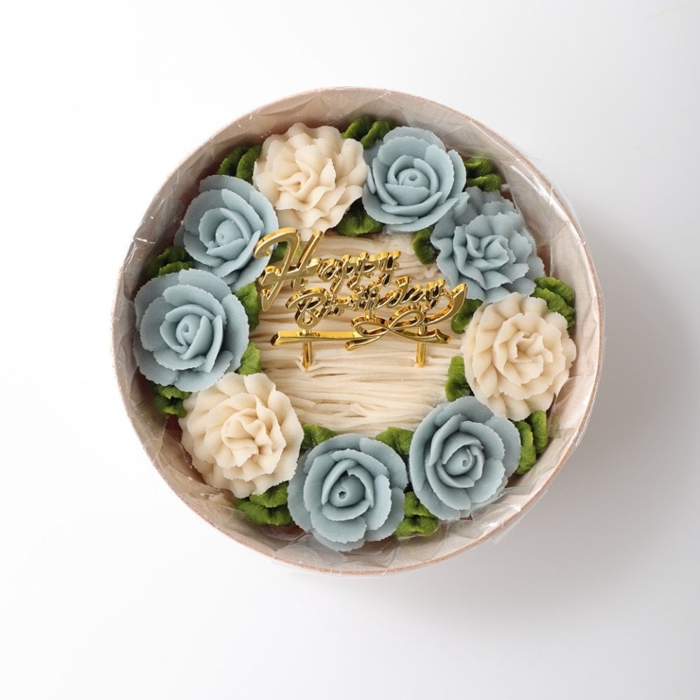 【味やお色が選べる♪】Birthdayフラワーおはぎボックス 誕生日プレゼント【誕生日ギフト】　和菓子ギフト