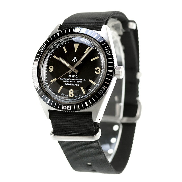 メンズ ギフトセット ナバルウォッチ Naval Watch Produced By LOWERCASE クォーツ 電池式 腕時計 ブランド メンズ NAVAL WATCH FRXB002 アナログ ブラック 黒