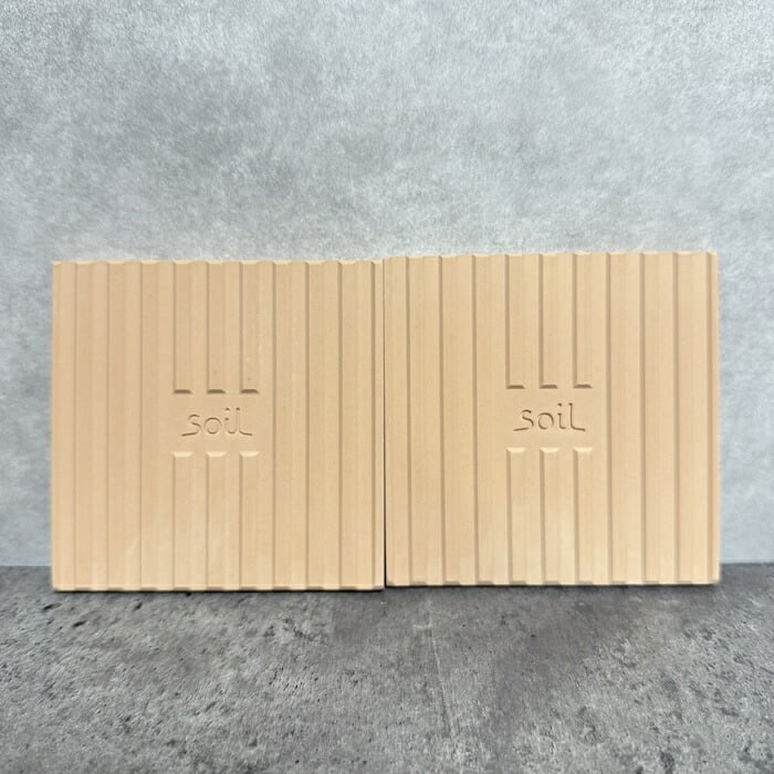 soil DRYING BOARD 2枚入り ワイングラス コップ 水切り 珪藻土 自然素材 高い吸水性 キッチン用品 おしゃれ 日本製