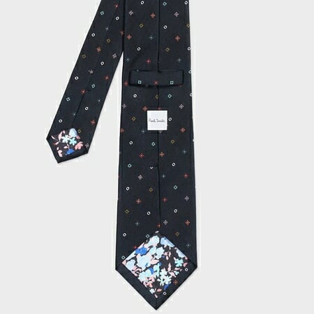 【無料ラッピング】 ポールスミス Paul Smith ネクタイ Embroidery Motif タイ 日本製 シルク100％ブランド 正規品 新品 ギフト プレゼント 人気 おすすめ 誕生日 記念日 クリスマス 送料無料 psm522383