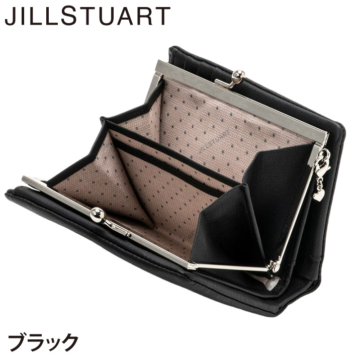 ジル スチュアート 財布 二つ折り レディース 牛革 エンジェル 口金 ハート ギフト JILL STUART