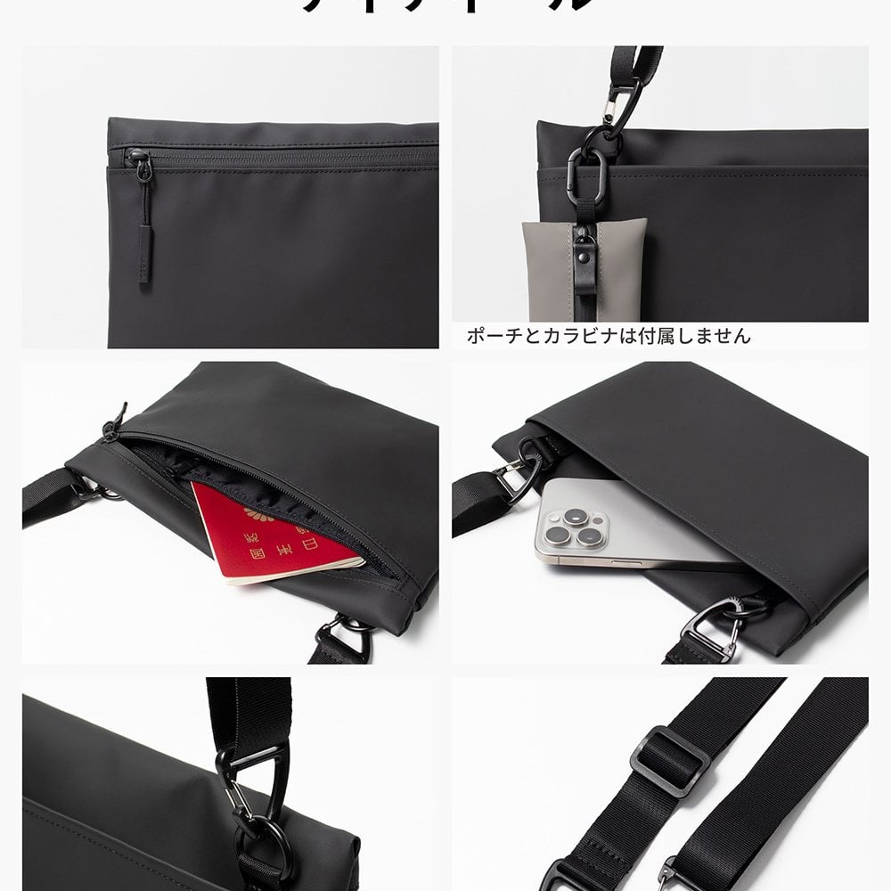 TOFTSACOCHE（タフトサコッシュ） サコッシュ ボディバッグ iPad ガジェット メンズバッグ 収納 小物ポーチ t耐水 レディース メンズ デイリー 小物 ガジェット ポケット 送料無料 新生活 ギフト プレゼント プチギフト 【aso】