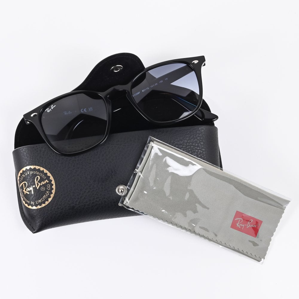 レイバン Ray-Ban サングラス 52サイズ ローブリッジフィット アジアンフィット ウェリントン スクエア型 男女兼用 メンズ レディース ライトブルー RB4258F 601 19 52 20 150 1N 【スペシャルラッピング660円(別売り)】送別会 誕生日 お中元 結婚祝い 結婚式 高級 父の日 母の日 ホワイトデー