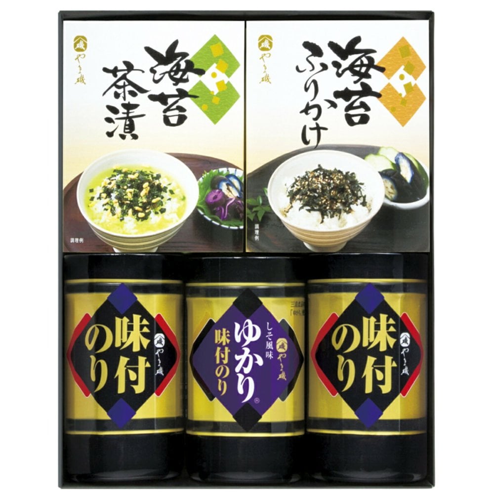 やま磯 味のり 卓上バラエティセット ギフト 4種 計5点入 味付のり 詰め合わせ ご飯のお供 ふりかけ 海苔茶漬け【沖縄県・離島 配送不可】