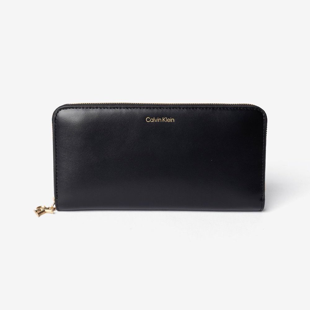 カルバンクライン Calvin Klein CK PULLER LARGE ZIP AROUND プラー ラージ ジップ アラウンドウォレット LV04F1093G 長財布 レディース 財布