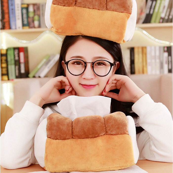 ティッシュケース ぬいぐるみ 通販 ティッシュボックス ティッシュカバー ボックスティッシュケース ティッシュボックスケース ボックスティッシュカバー ティッシュ入れ ぬいぐるみティッシュケース かわいい おしゃれ パン 食パン ふわふわ 車 もこもこ インテリア
