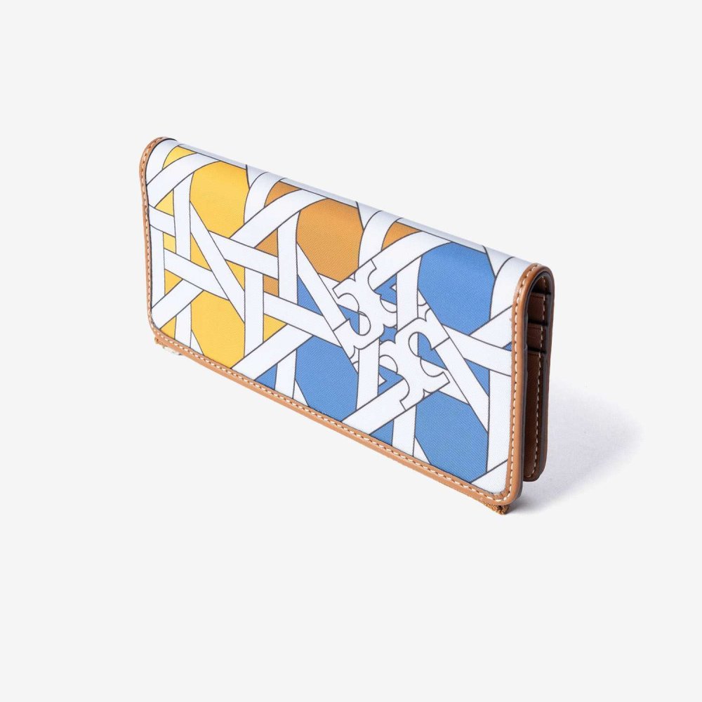 トリーバーチ TORY BURCH Basketweave Small Slim Envelope Wallet バスケットウィーブ スモール スリム エンベロープ ウォレット 175894 長財布 レディース 財布 小物