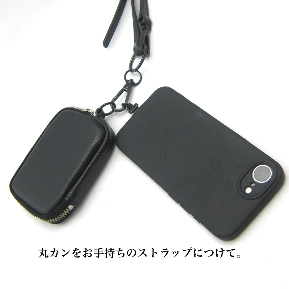マルチポーチ ミニ財布 カードケース キーケース コインケース コンパクト カラビナ 本革 型押し イタリアンレザー ハンドメイド おしゃれ 父プレゼント 彼氏プレゼント 出張 旅行 誕生日プレゼント 還暦祝い 就職祝い 転職祝い 昇進祝い 退職祝い 記念品