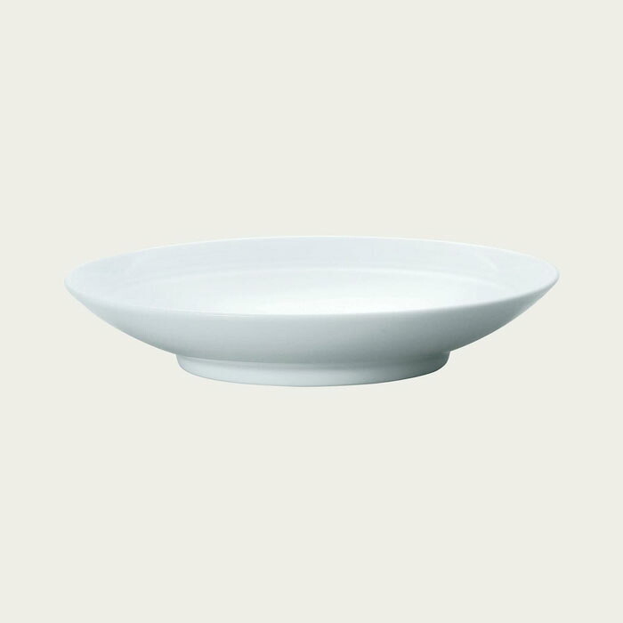 アークティック ホワイト 23.5cmディープクーププレート 〈4000L/91596〉 ノリタケ 正規品 化粧箱なし 業務用 自宅用 オープンストック 電子レンジ対応 食洗機対応 食器