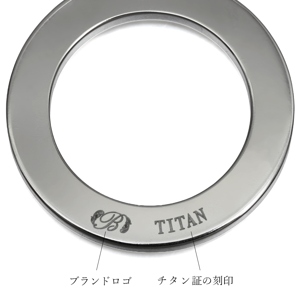 ハワイアンジュエリー ペアネックレス 金属アレルギー 対応 純チタン 刻印 無料 誕生石 サークル ペアペアネックレス チェーン 長さ選べる ステンレスより軽く肌に優しい カップル プレゼント ハロウィン 【品番：CG-TIP406P】
