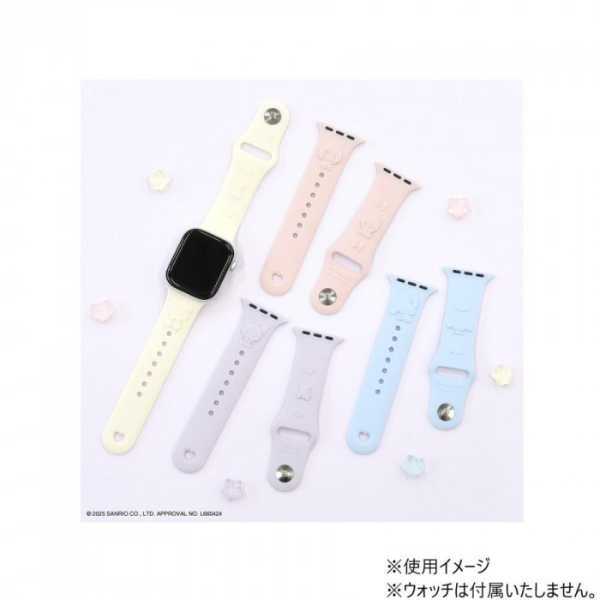 Apple Watch バンド シナモロール サンリオ キャラクターズ 交換ベルト シリコン 38mm 40mm 41mm 対応 おしゃれ かわいい 替えベルト アップルウォッチ ベルト スポーツ 柔らかい 耐久性 サンリオ正規ライセンス品