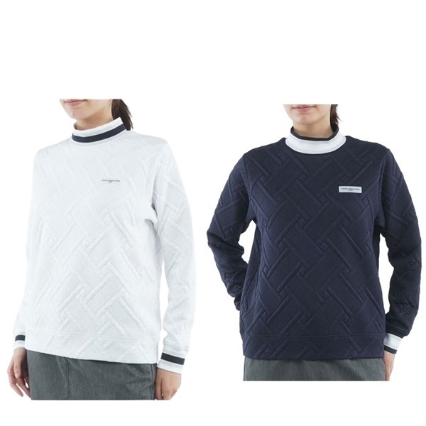 トミーヒルフィガー ゴルフ レディース キルトジャカード モックスウェット TOMMY HILFIGER GOLF THLA666 2026年秋冬モデル お誕生日祝い お祝い 記念品 30代 40代 50代 60代 母の日 お母さん 還暦祝い 敬老の日 彼女 人気プレゼント プレゼント