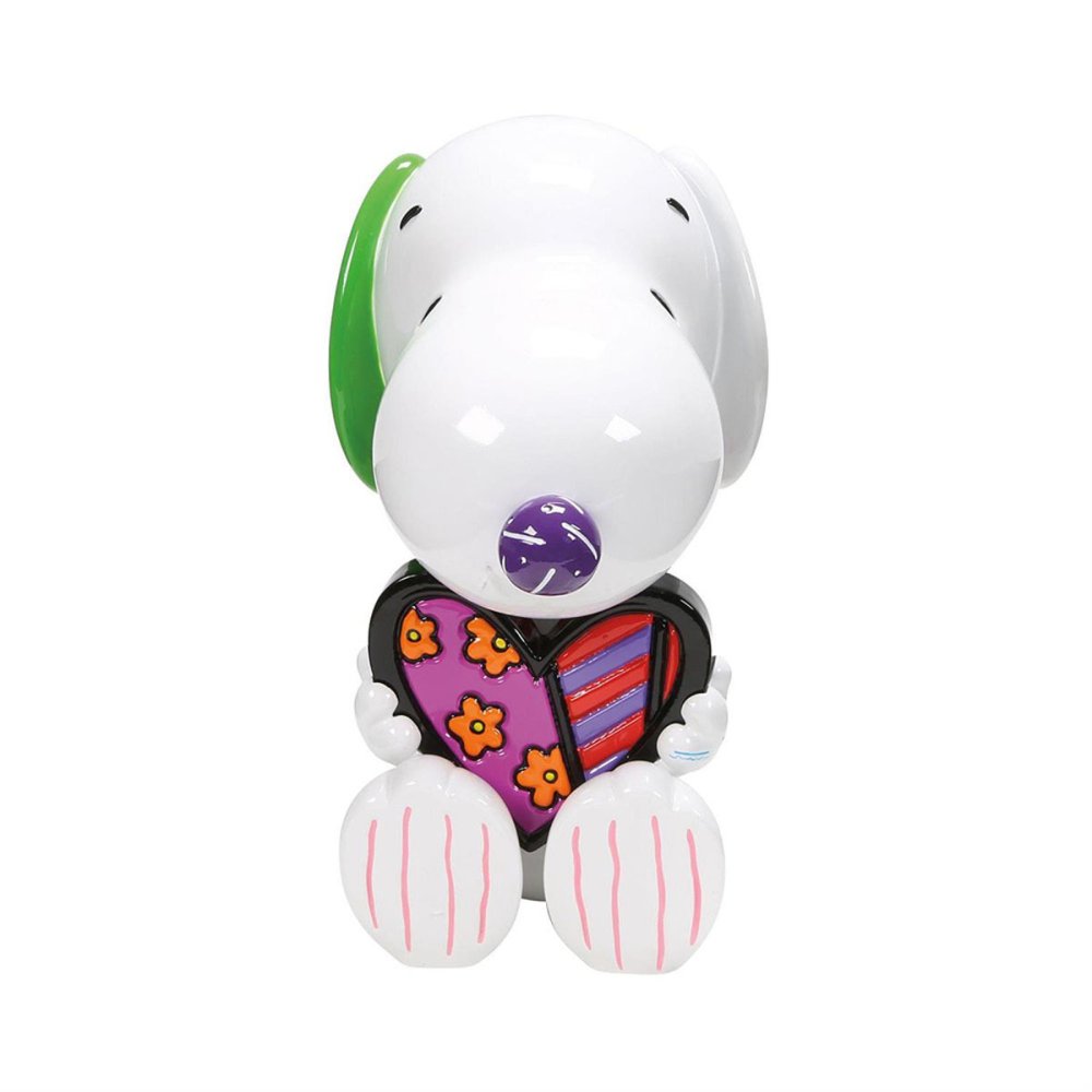 ロメロ ブリット Romero Britto ピーナッツ ブリット Peanuts Britto スヌーピー ハート スタチュー 置物 フィギュア 人形 6019025 インテリア