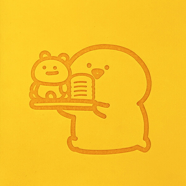 お文具といっしょ メガネケース (イエロー)