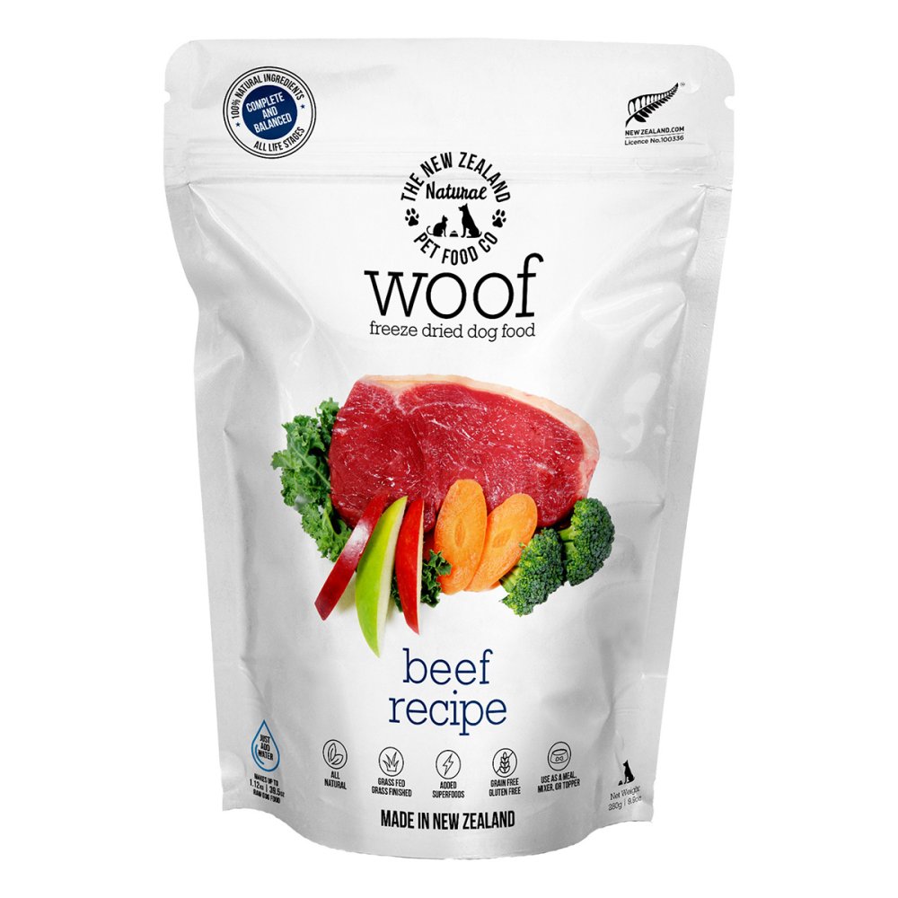 WOOF（ワフ） フリーズドライ ドッグフード ビーフ 1kg 犬 ごはん 無添加