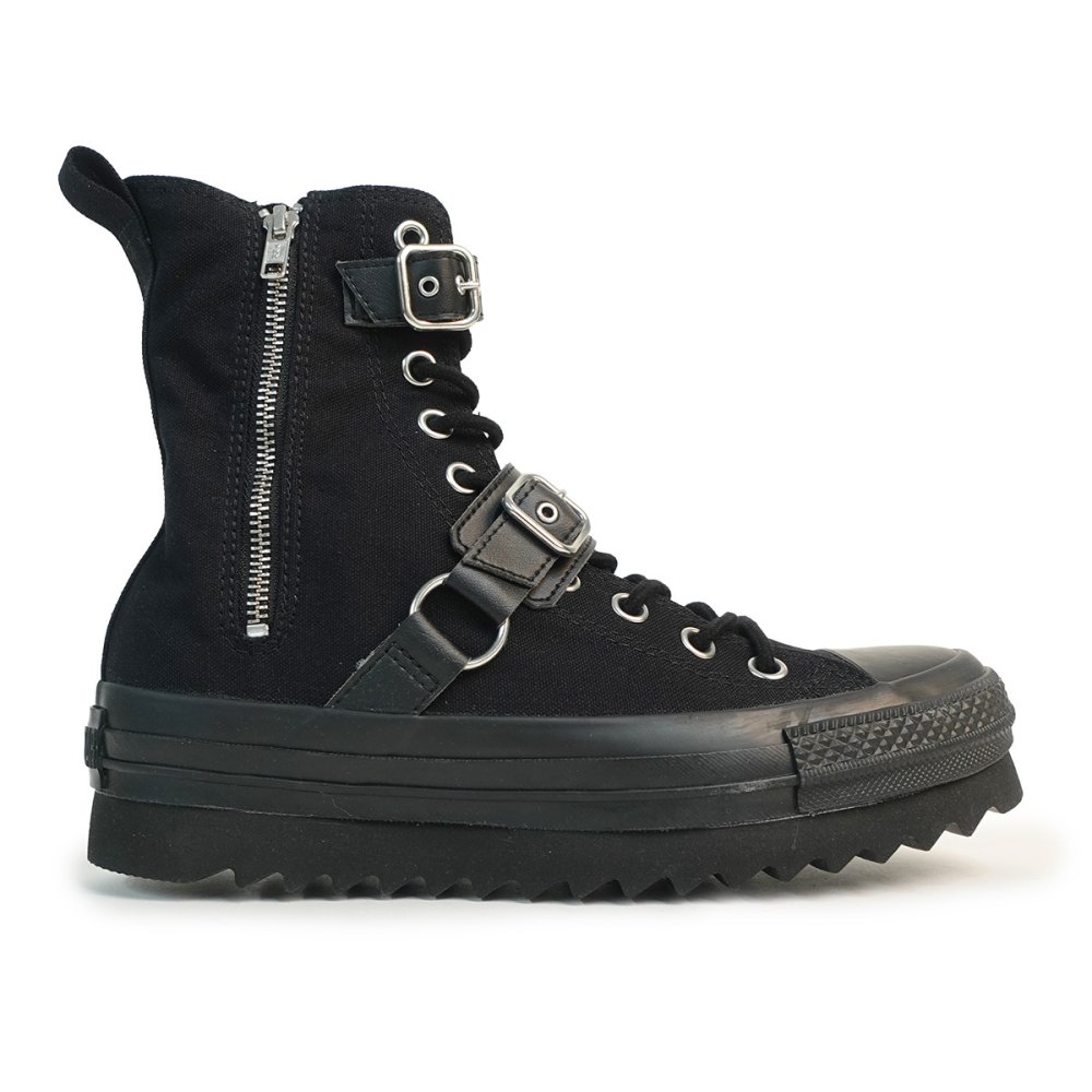コンバース CONVERSE スニーカー 厚底 メンズ レディース ハイカット シャークソール ST Z SHIN-HI ブラック/ブラック ALL STAR SHARKSOLE ST Z SHIN-HI