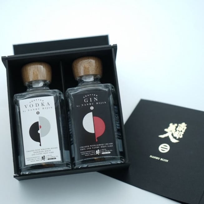 「南部美人」クラフトジン・ウォッカ（200ml×2本）