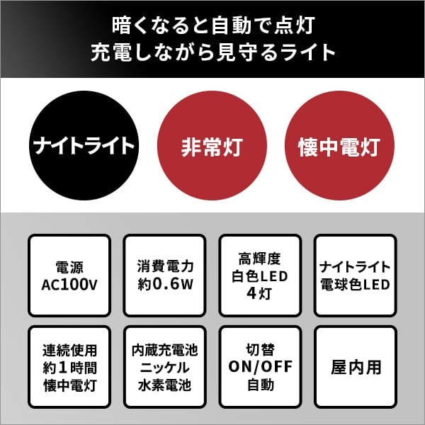 多機能 LEDセンサーライト 停電 災害 LED センサーライト ライト 置くだけ充電 屋内用 自動 点灯 充電 ナイトライト ほんのり 常夜灯 階段 玄関 サイド 足元灯 非常灯 懐中電灯 小型ライト 新築祝い 引越し祝い