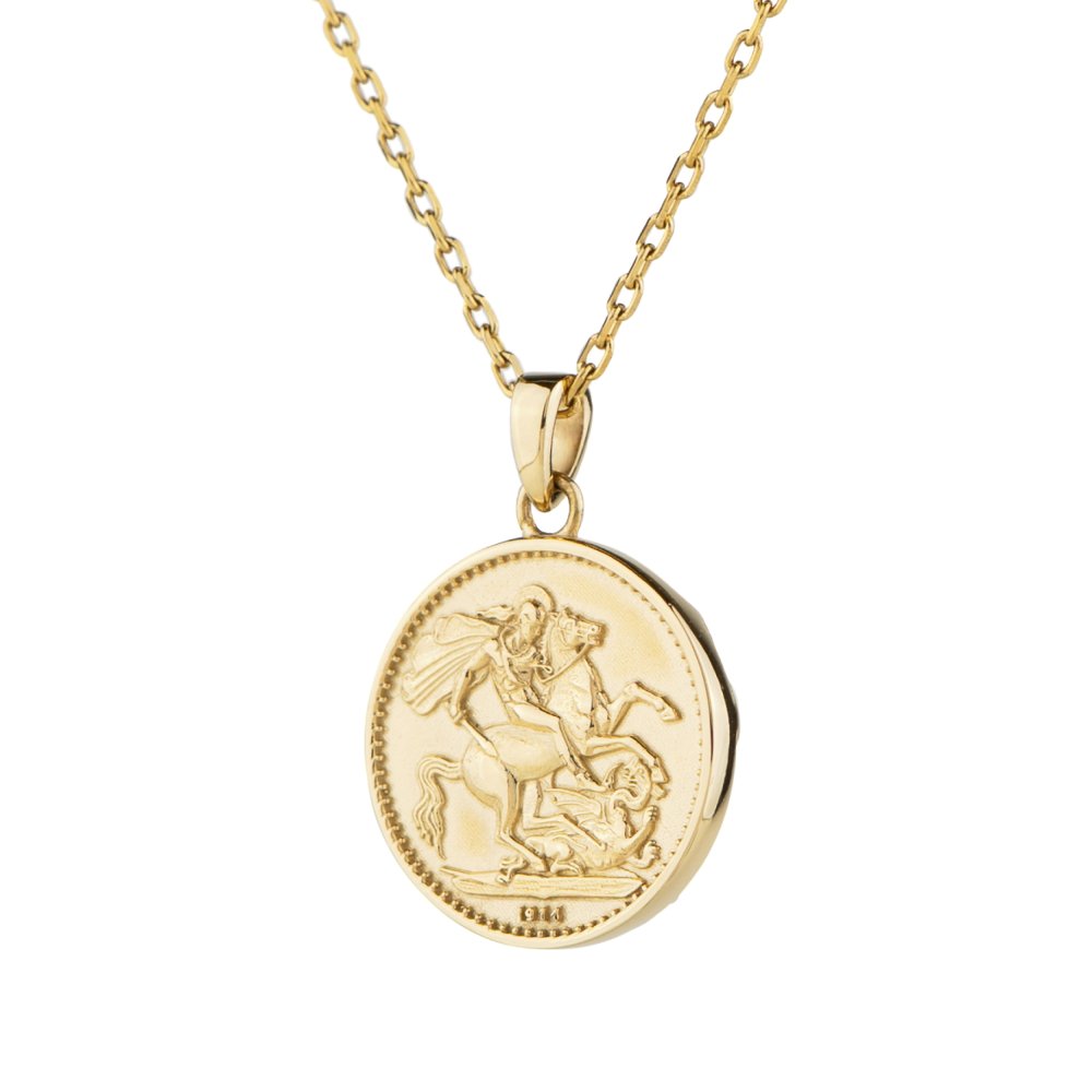 コインネックレス (英国国章の盾／セントジョージ)  Coin Necklac Dress Up ドレスアップe PUPE130