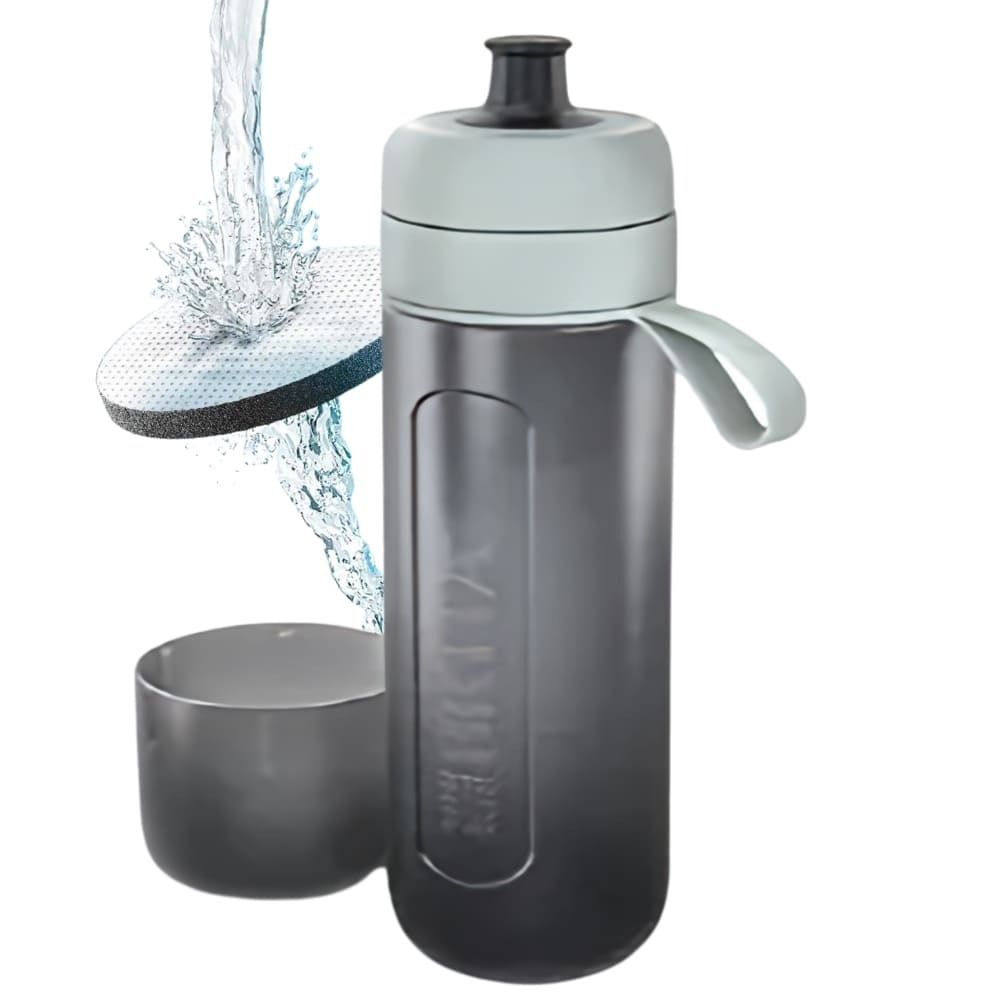 BRITA ブリタ ボトル型浄水器 アクティブ  0.6リットル  マイクロディスク( 浄水フィルター)3個入り 総ろ過水量:150 L  携帯型 浄水 ボトル サイズ：高さ23.5cm 直径7.5cm 重量:146 g 本体:中国  フィルター:ドイツ (カラー:3色)