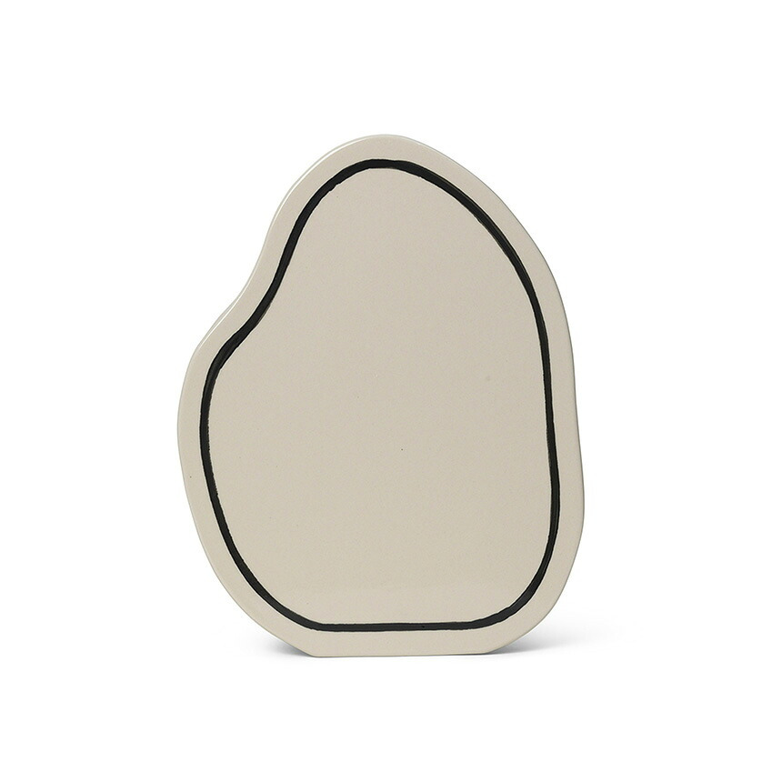 ferm LIVING ファームリビング 二次元アートの不思議な花瓶 ペーストベース  Rounded 北欧花瓶 おしゃれ フラワーベース 雑貨 インテリア 陶器 プレゼント ギフト おすすめ 北欧雑貨 北欧インテリア インテリア雑貨