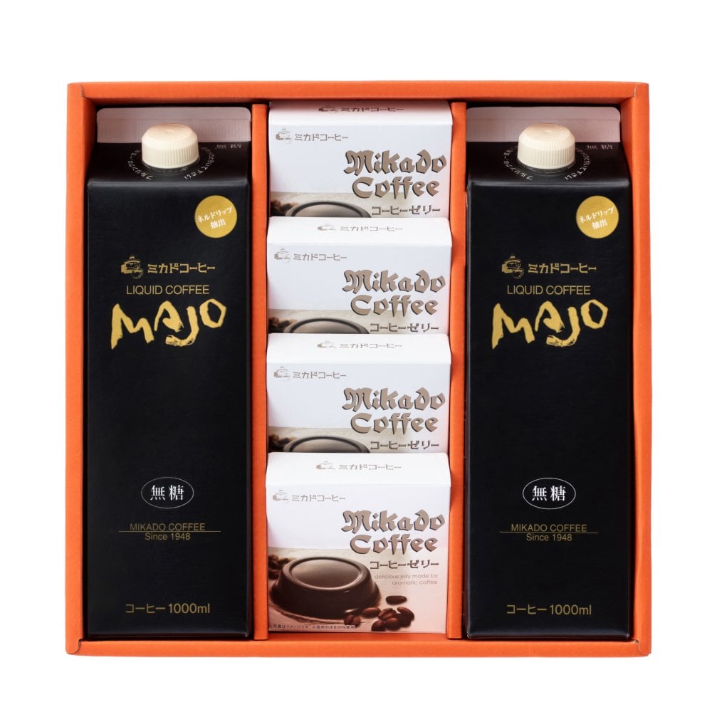 ミカドコーヒー　コーヒーゼリー＆リキッドコーヒーセット【包装・のし無料】
