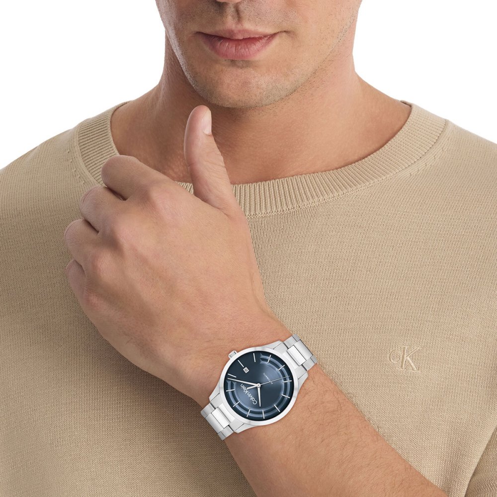 【選べるノベルティー付き】カルバン クライン CALVINKLEIN ICONIC40 腕時計 メンズ 自動巻き 25300020 カルバンクライン