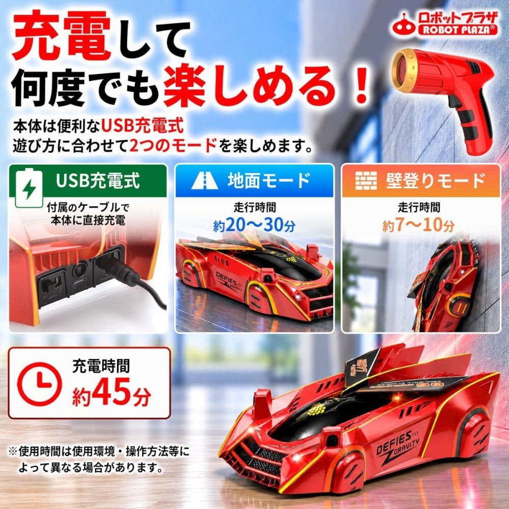 ラジコンカー 壁を走る ラジコン 子供 赤 車 玩具 壁を走る車 誕生日プレゼント 子供 おもちゃ 男の子 女の子 誕生日 プレゼント 小学生 人気 オフロード 激走 室内 車のおもちゃ 電動 RCカー 子ども こども 知育 孫 おうち時間 こども向け 贈り物 男の子 おもちゃ