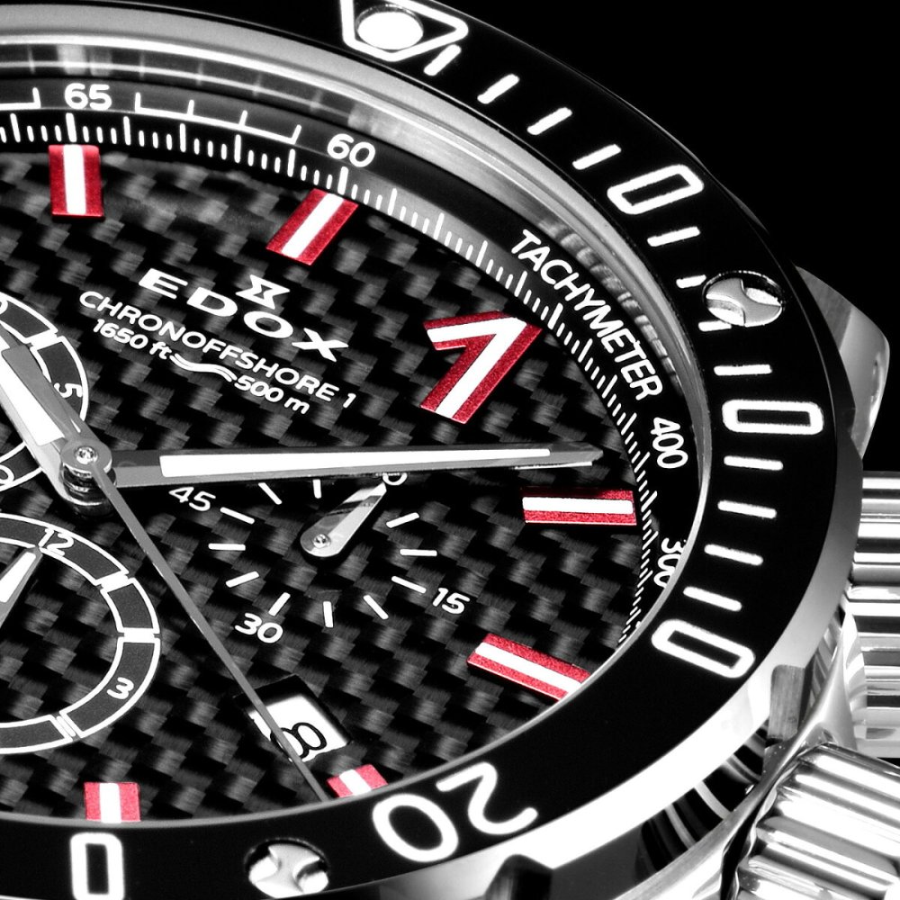 エドックス EDOX クロノオフショア1 クロノグラフ 腕時計 メンズ 10221-3-NIRO2 CHRONOFFSHORE-1
