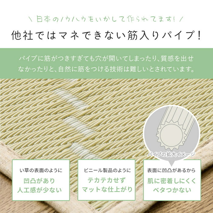 夏ラグ 夏用カーペット 洗える い草風 カーペット 江戸間 3帖 3畳 上敷き 花ござ パステルカラー ラグ マット 送料無料 北欧 モダン 家具 インテリア ナチュラル テイスト 新生活 オススメ おしゃれ 後払い