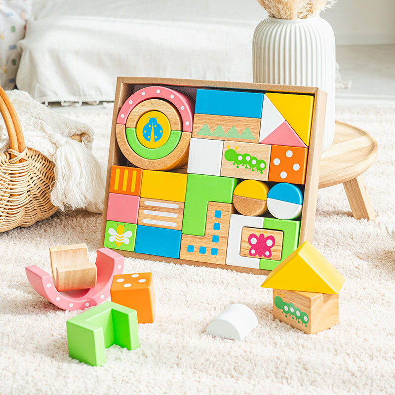 積み木 SOUNDブロックス Large ベーシックカラー | 誕生日プレゼント   1歳 1歳半 2歳 女の子 男の子 名入れ 誕生日 プレゼント おもちゃ 木のおもちゃ 木製玩具 木製 知育玩具 誕生日 クリスマス プレゼント 入園祝い ギフト ベビーギフト エデュテ