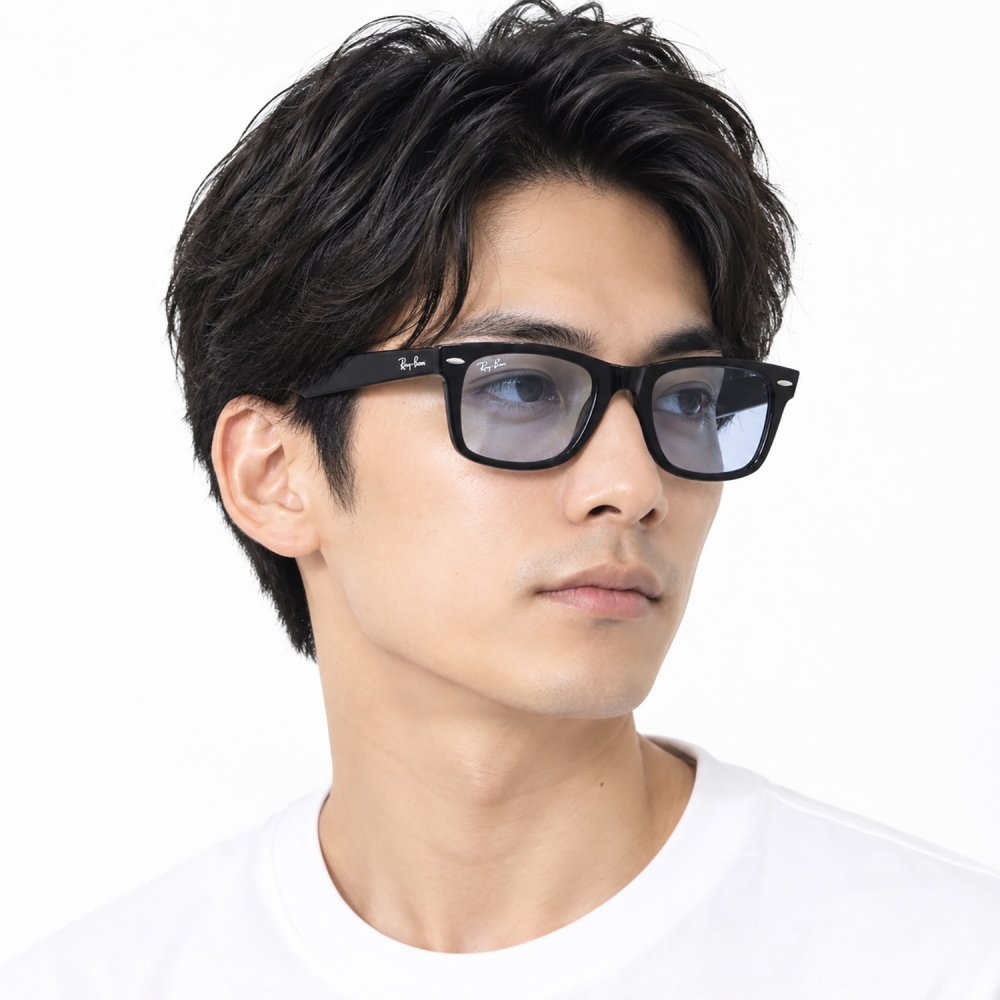 レイバン Ray-Ban サングラス オリジナル ウェイファーラー 52サイズ ローブリッジフィット アジアンフィット ウェリントン スクエア型 男女兼用 メンズ レディース ブルーグレー RB2140F 901 64 52 150 1N 【スペシャルラッピング660円(別売り)】送別会 誕生日 お中元 結婚祝い 結婚式 高級 父の日 母の日 ホワイトデー