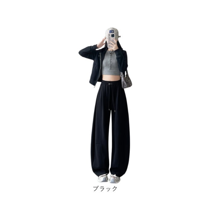 スウェットパンツ ワイド レディース 通販 スウェットワイドパンツ スエットパンツ ロングパンツ スウェット カーブパンツ バレルパンツ 長ズボン 綿 コットン ボトムス ウエストゴム ゆったり シンプル 無地 カジュアル ルームウェア おしゃれ かわいい