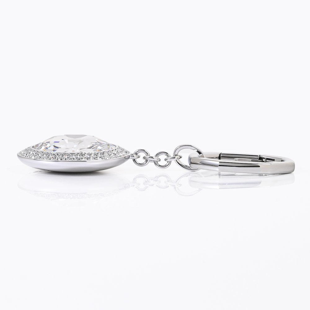 スワロフスキー SWAROVSKI キーリング キーホルダー Una Angelic ラウンドカット レディース クリア 5763032 バッグチャーム 母の日 即日発送【スペシャルラッピング660円(別売り)】 成人祝い
