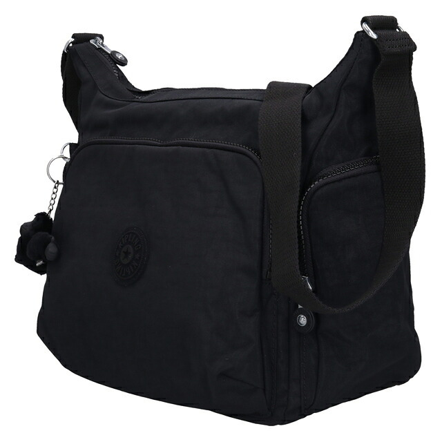 キプリング ショルダーバッグ レディース ブランド Kipling ガブ ロゴ ワンポイント 無地 KI5740-P39 Black Noir 黒