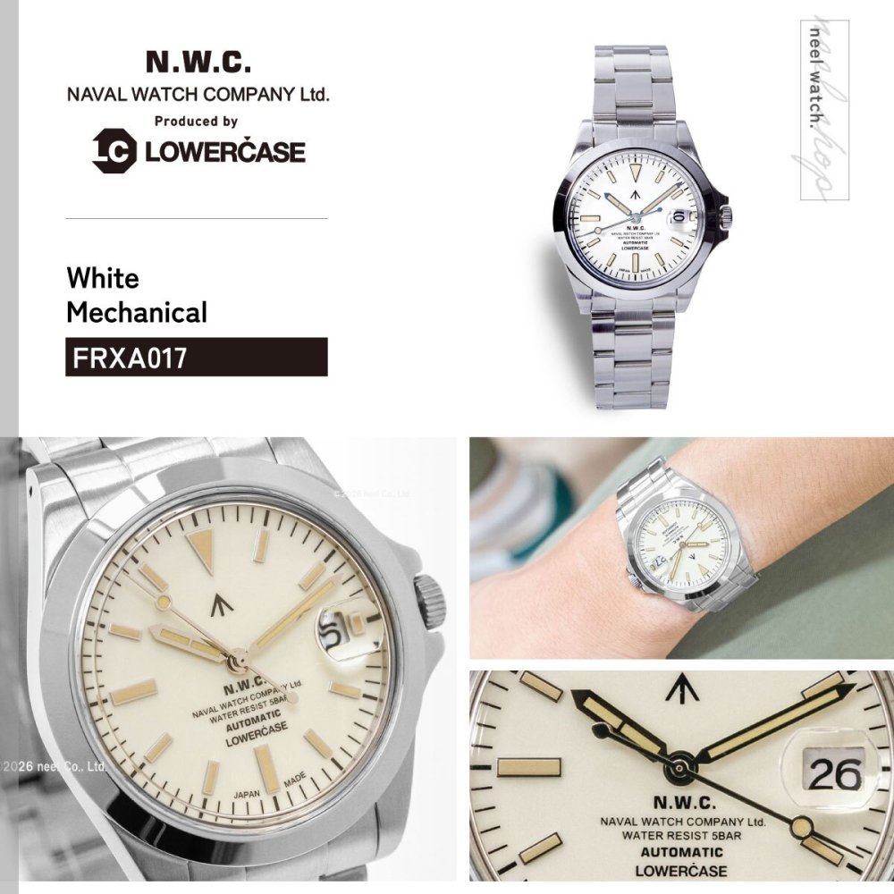 ナバルウォッチ NAVAL WATCH Produced By LOWERCASE ローワーケース FRXA017 腕時計 メンズ 自動巻き