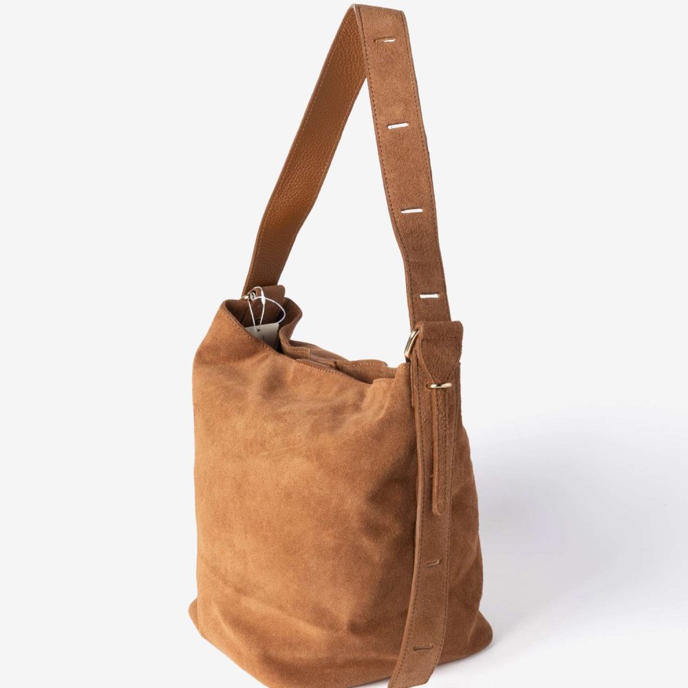 【正規品】 オウレンティ AULENTTI SHOULDER BAG ショルダーバッグ EL-L823-SCDO スエード レディース バッグ