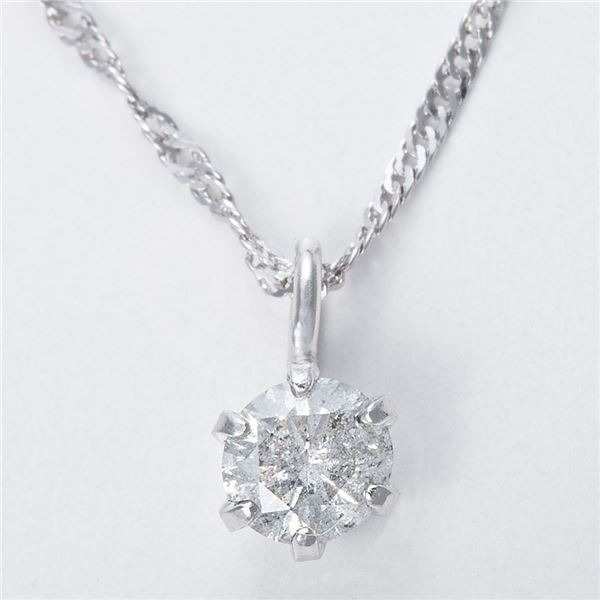 純プラチナ ネックレス ダイヤモンド 0.1ct ペンダント スクリューチェーン Pt999 一粒ダイヤ レディース アクセサリー シンプル ギフト プレゼント 記念日