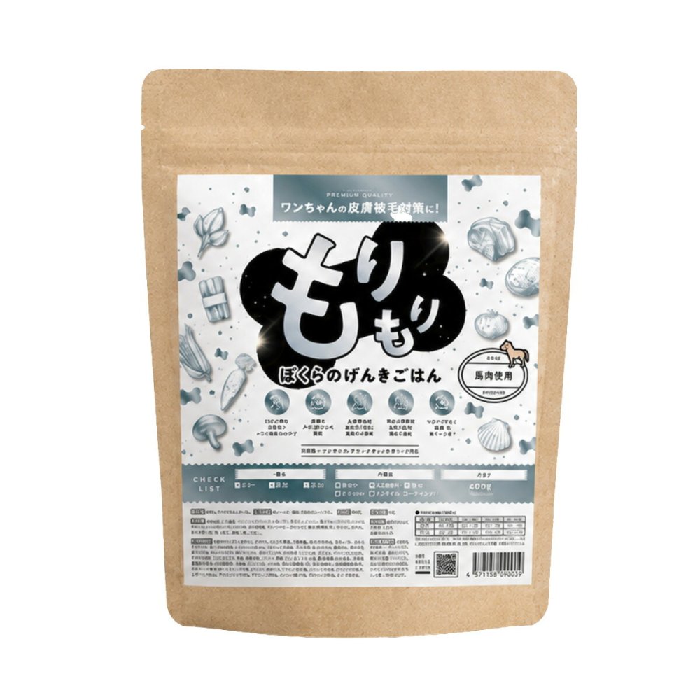 PURSUIT OF LOVE パシュートオブラブ ドッグフード 新もりもり ぼくらのげんきごはん 400g×4個